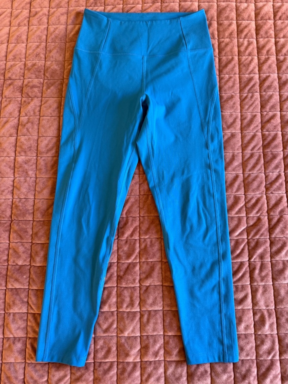 girlfriend collective Teal Blue High-Rise Performance Leggings Small
